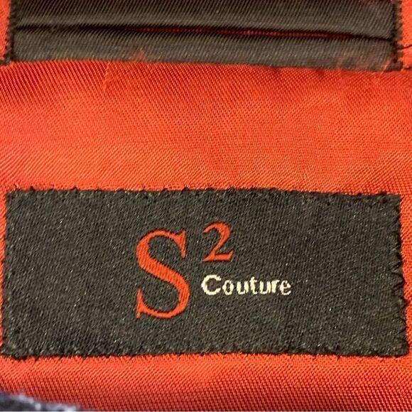 S2 Couture Gray Plaid Sports Coat Size 40R - Picture 6 of 9